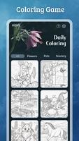 Daily Coloring Paint by Number Affiche