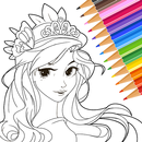 Princess Coloring:Drawing Game APK