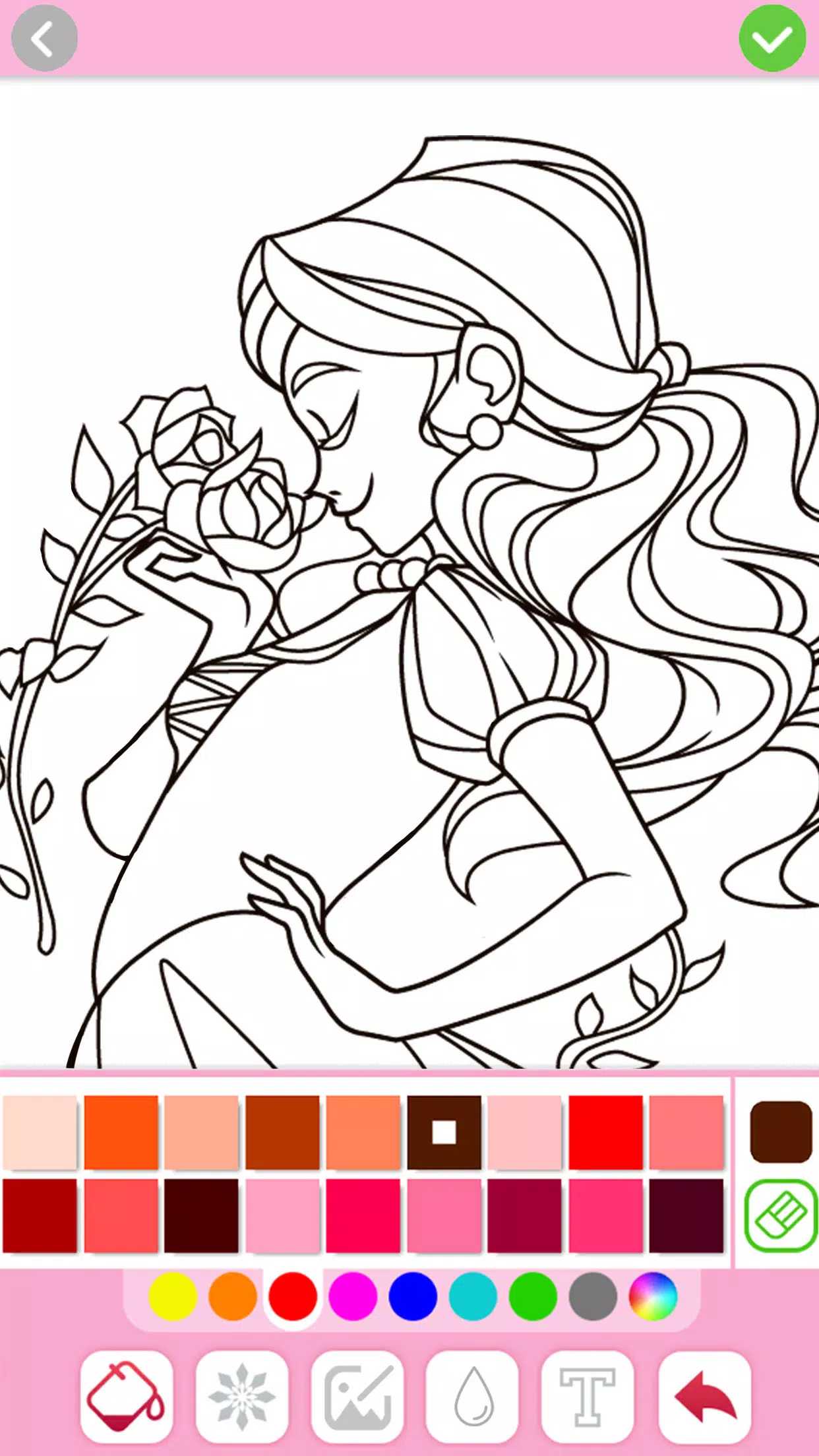 Pintar desenho da Ever After High - Jogos para Meninas