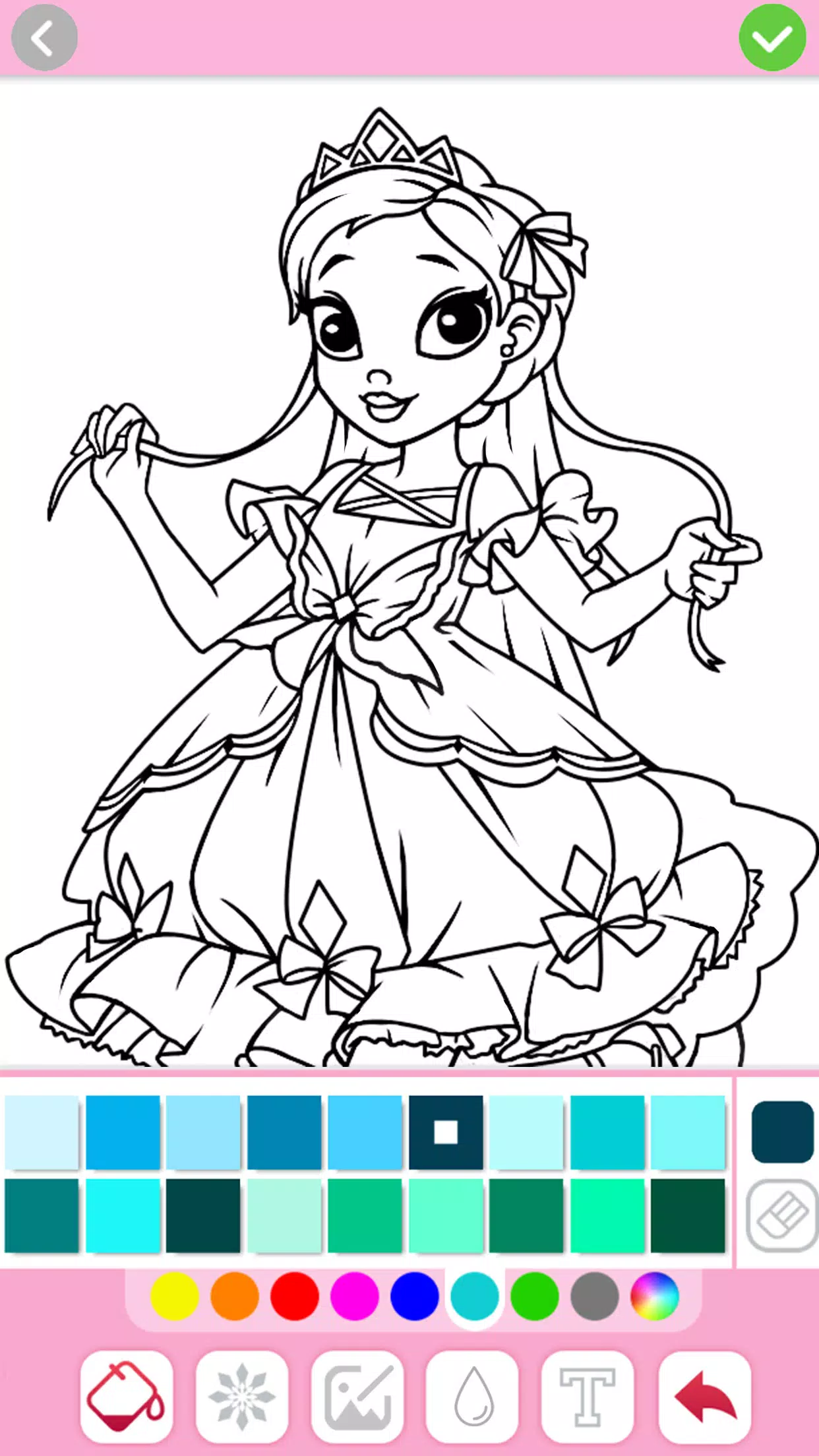 Download do APK de Jogo de pintar barbie princesa para Android
