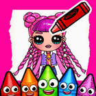 OMG Dolls LOL Coloring & Draw آئیکن