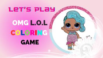 OMG Dolls LOL Coloring & Draw اسکرین شاٹ 3