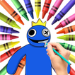 Rainbow Coloring: Friends
