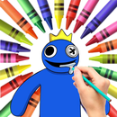 Rainbow Coloring: Friends APK