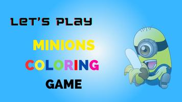 Coloring Minionns: Bananaa Affiche