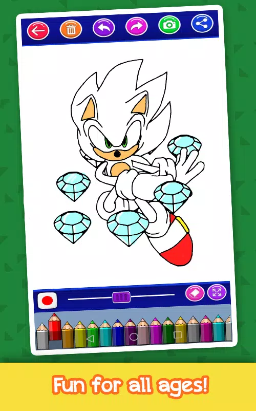 Download do APK de Livro para colorir Sonic para Android