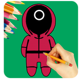 Squid Game - Coloring Book