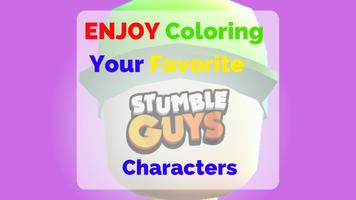 Stamble Guy's Coloring & Draw 스크린샷 1
