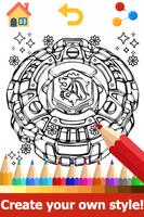 Coloring Pages for Beyblade by Fans capture d'écran 1