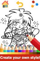 Coloring Pages for Beyblade by Fans capture d'écran 3