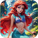 Mermaid Coloring Games Sanrio APK