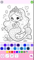 پوستر Mermaid Coloring:Mermaid games