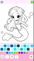 Mermaid Coloring:Mermaid games screenshot 2