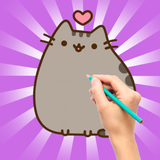 Pusheen Coloring: coloring Cat आइकन
