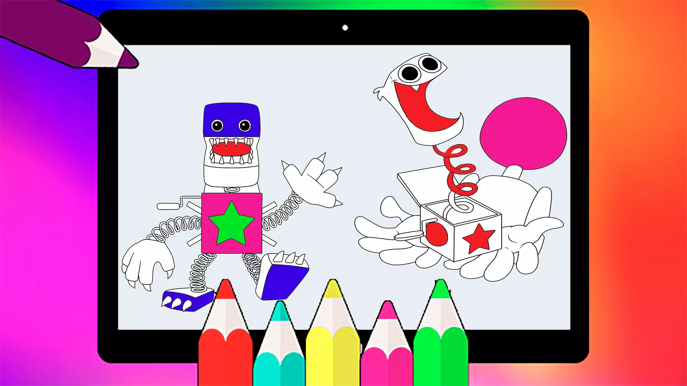 Imagens de páginas para colorir de Boxy Boo - páginas para colorir