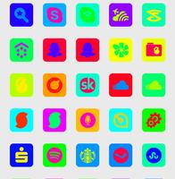 Color Madness UI - Icon Pack capture d'écran 1
