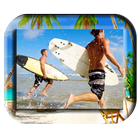 Summer Beach Photo Frame-icoon