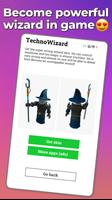 wizard skins for roblox captura de pantalla 1