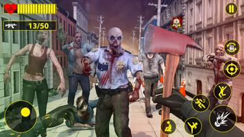 برنامه‌نما Scary Zombie Games: Horror FPS عکس از صفحه