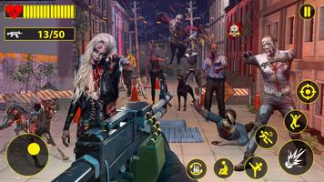 Scary Zombie Games: Horror FPS پوسٹر
