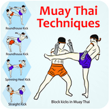 Latihan teknik Muay Thai