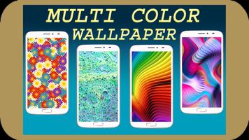 Multi Color Wallpaper Affiche