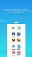 Dual Space: Double Compte-Multicompte Fee الملصق