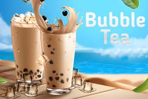 DIY boba bubble tea recipe Affiche