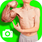Muskeln Fotobearbeitung – Bauchmuskeln Foto Zeichen