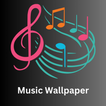 Music wallpaper-icoon