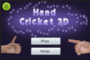 Hand Cricket 3D Affiche