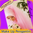 Modelo de maquiagem de noiva muçulmana ícone