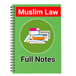 Muslim Law Notes