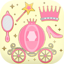 Pegatinas de princesas APK