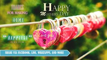 برنامه‌نما Mothers day Wishes & Quotes عکس از صفحه