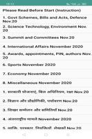 One Liner Current Affairs & Qu screenshot 1