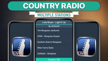 Country radio-poster