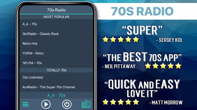 70s Radio screenshot 1