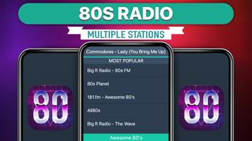 80s-Radio Plakat