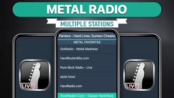 Metal Radio الملصق