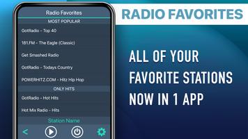 Radio Favorites 스크린샷 1