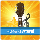 Guitar lessons and tabs icon