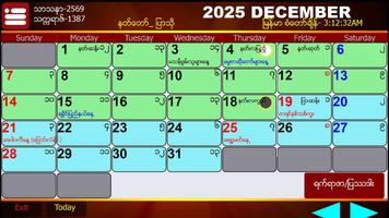 Myanmar Calendar পোস্টার