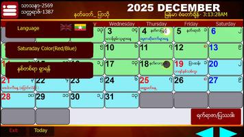 Myanmar Calendar syot layar 2