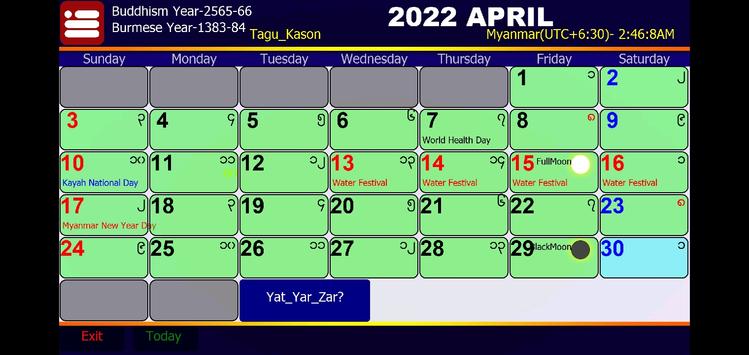 Myanmar Calendar for Android - APK Download