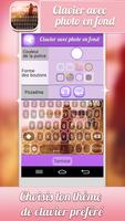 Clavier avec photo en fond capture d'écran 1