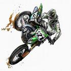 Motocross - bike racing game-icoon