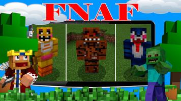 5 Nights Freddy mod Minecraft Affiche