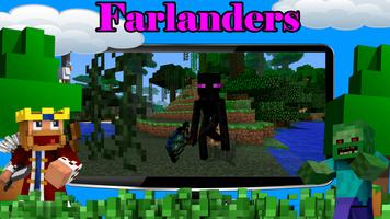 Jeu d'extraterrestres Farlander pour Minecraft Affiche