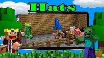 Jogo Chapéus de cabeça para Minecraft Cartaz
